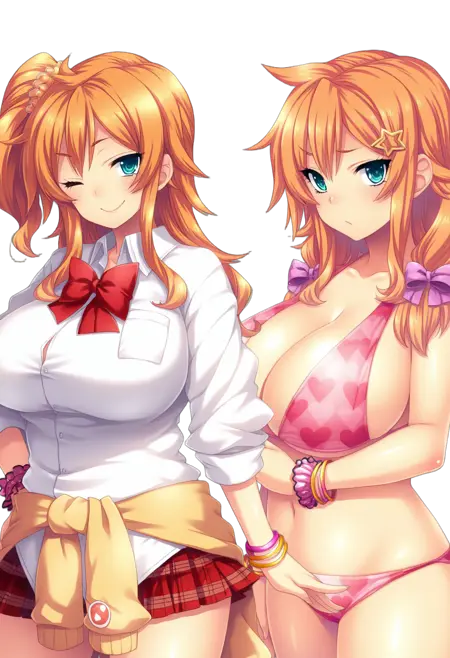 Hirakawa Natsumi平川 夏実 (2 OUTFITS) - JK Bitch Sannin Musume! Tokunou Hame Pako Diary 2