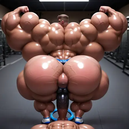 hyper inflated muscle