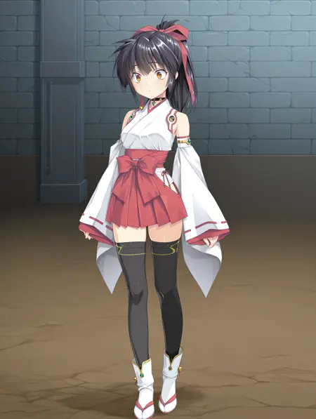 Koyori Amamiya from (Divine Miko Koyori)