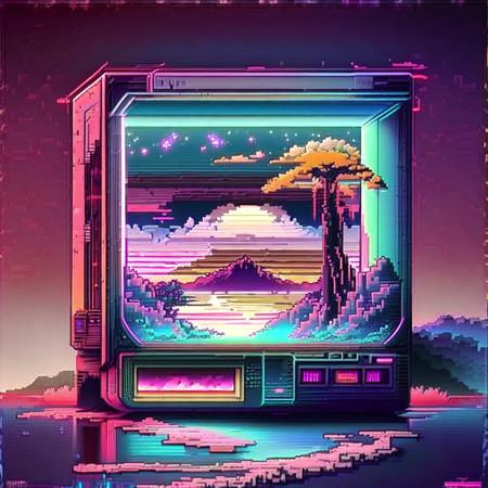 (retrowave:1)