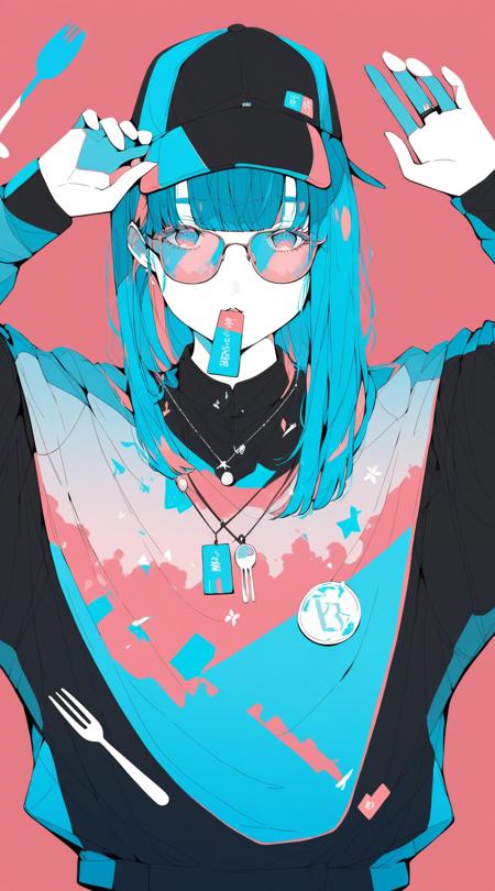 summer illustration| 夏日多巴胺插画风格 Animagine XL v1.0