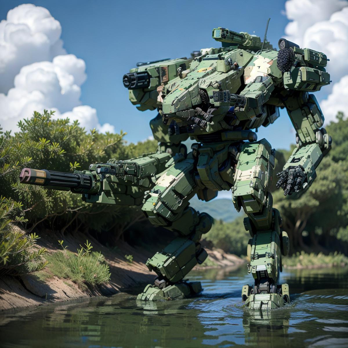 Bipedal Tactical Mecha image by stormriver
