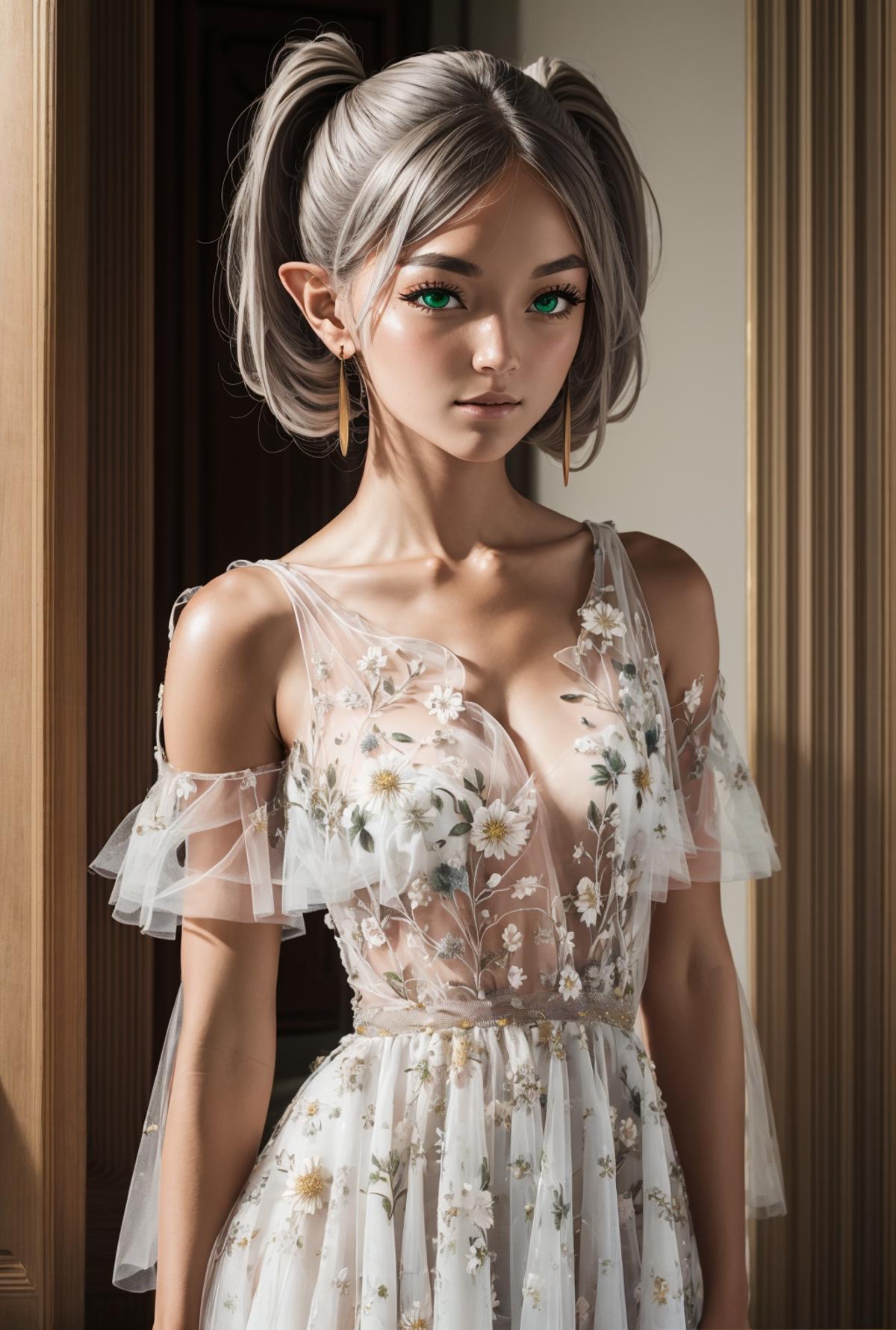 AI model image by fansay