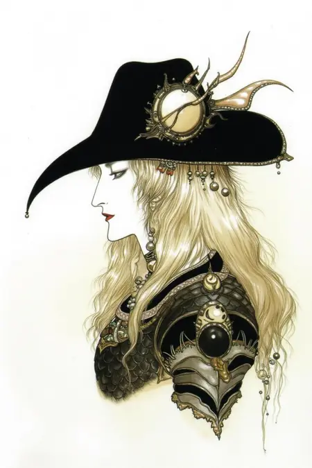 Vampire Final Fantasy: Amano Yoshitaka Illustration Style