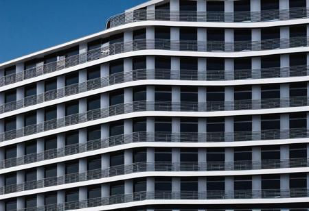 Incredibly Detailed Accurate Portrait Of A Building That Looks Like A Oreo, But Is A BUILDING