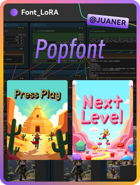 【Font Design】POP Font FLUX v1.0