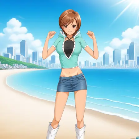 Itsumo Genki / 逸茂げんき - THE Gal Mahjong / THEギャル麻雀 (DS) (Anime Version)
