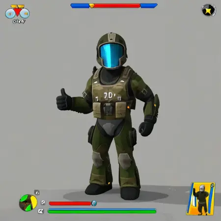 Video Game Screenshots - Gaming interfaces and displays (Pony)