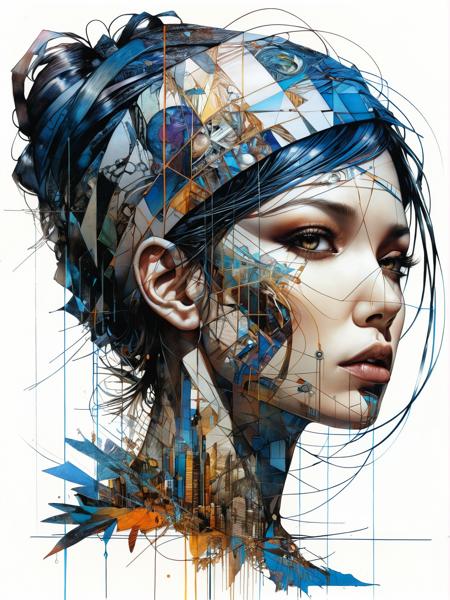mysterious silhouette woman, by Minjae Lee, Carne Griffiths, Emily Kell, Geoffroy Thoorens, Aaron Horkey, Jordan Grimmer, Greg Rutkowski, amazing depth, masterwork, surreal, geometric patterns, intricately detailed, bokeh, perfect balanced, deep fine borders, artistic photorealism , smooth, great masterwork by head of prompt engineering <lora:add-detail-xl:2>