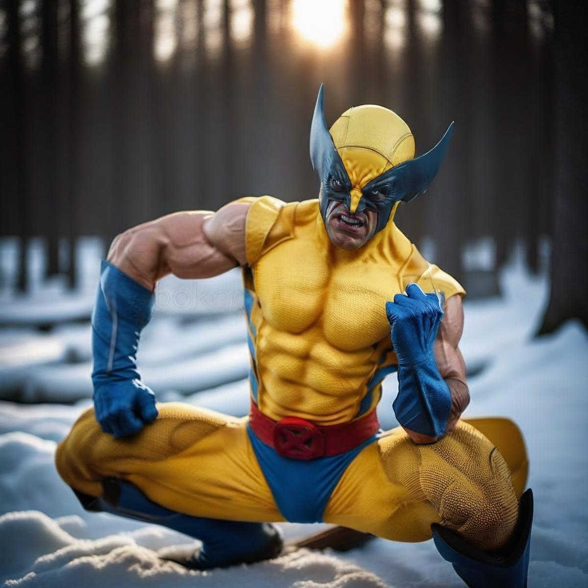 Wolverine with suit - SDXL image by PhotobAIt