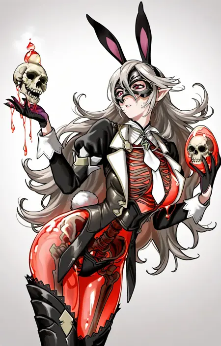 Slime girl skeleton concept