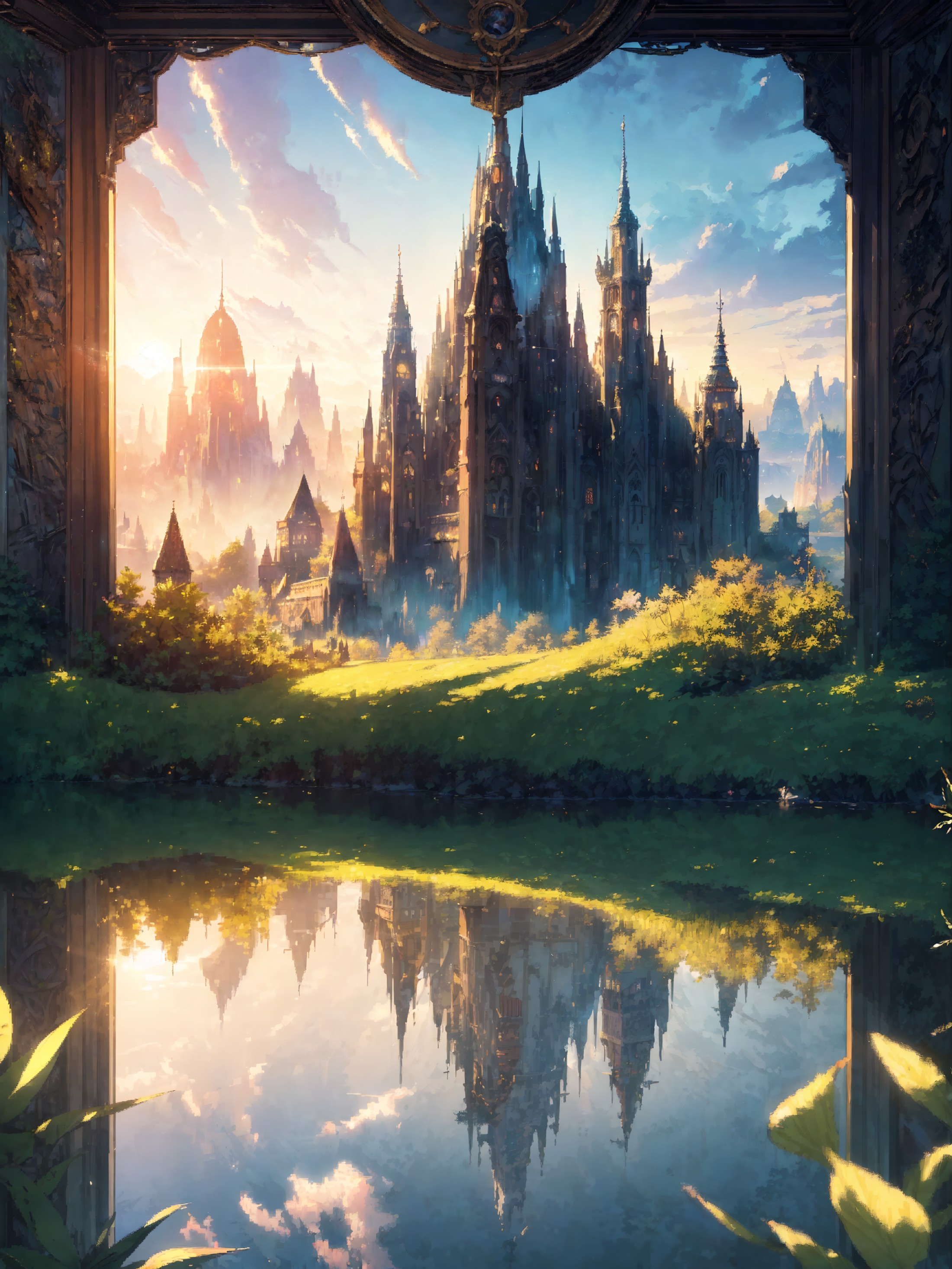 (((fantasy:1.3))), ((extremely detailed 8k illustration)), highres, (extremely detailed and beautiful background), ultra d...