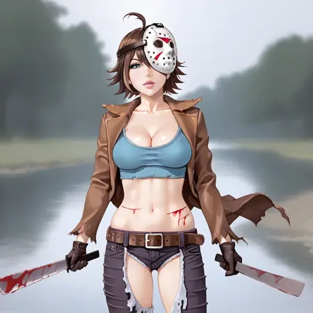 Bishoujo Jason Voorhees (Friday the 13th) - Commission LoRA PonyXL [NSFW Support]
