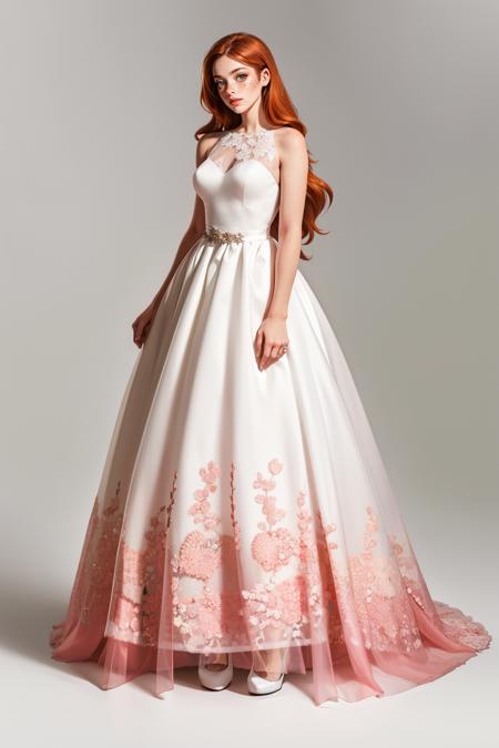 d1pw3dd1ngp1nk, wedding dress, long dress,