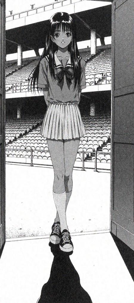 Haruhiko Mikimoto's Manga Style Lora v1.0