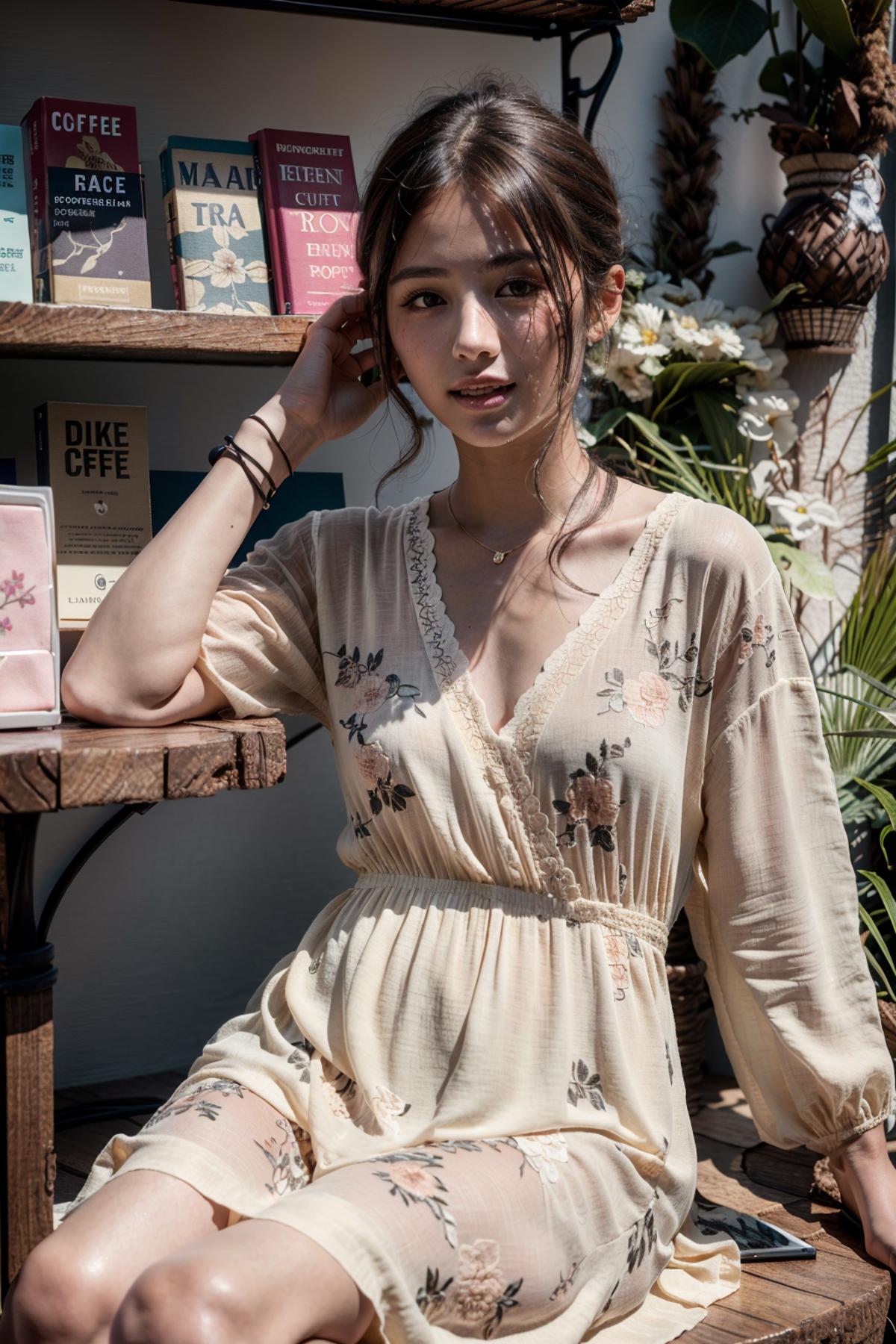 Linen dress - clothing image by feetie
