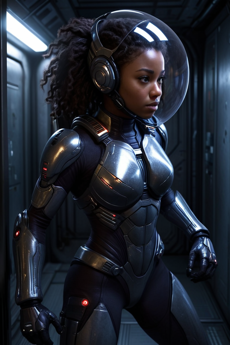 a_space_warrior_wearing_her_powered_suit__she_s_in_a_defensive_stance__but_ready_to_strike__her_dark_skin_is_glistening_with_sweat__reflecting_the_cold_glow_of_the_artificial_light_from_2522753316.png