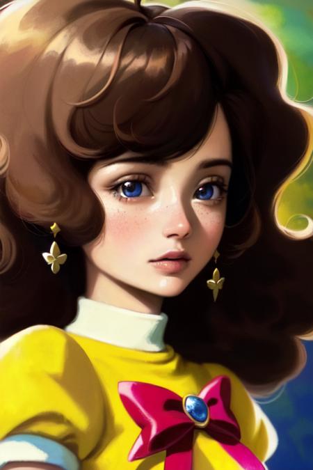 <lora:BeeFusion:1>,Bee from Bee and Puppycat,  (masterpiece, best quality, ultra-detailed, highres), perfect face,sidelighting, lustrous skin,(bloom), (shine), lighting, ray tracing, brown hair, 1girl, red bow, bow, long hair, plant, puffy sleeves, leaf, puffy short sleeves, hair bow, solo, ahoge, short sleeves, potted plant, upper body upper body, depth_of_field,very detailed background, highly detailed background, Masterpiece, Ultra detailed, great composition,Dynamic angle,[Bottle bottom],(close up), kawaii,(Highest picture quality), (Master's work),   depth of field, solo, extreme light and shadow, masterpiece, rich in detail, (fine features), (highest quality), (masterpiece), (detailed eyes), (beautiful) detailed,beautiful detailed eyes,(straight-on),(extremely detailed CG unity 8k wallpaper),(masterpiece), (best quality), (ultra-detailed), (best illustration),(best shadow), (neon rim lighting) ,perfect lighting , perfect anatomy , vivid colors,