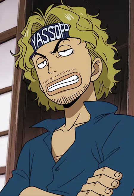 Yasopp (Usopp's father) - ヤソップ - East Blue Saga - Foosha Village Flashback (One Piece)