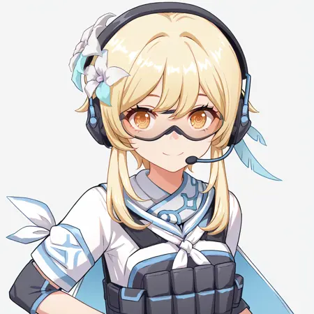 战术荧 / Lumine tactical outfit《【原神HoYoFair】时代… 变了？》[HiKaRi]