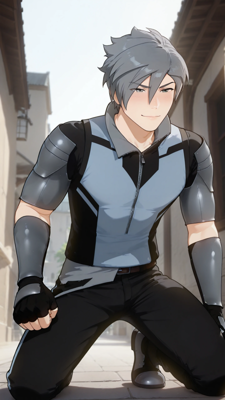 Mercury Black (RWBY) 4 Outfits [Commission] v1.0
