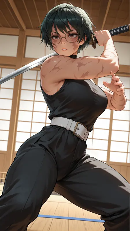 Maki Zenin - Post Shibuya - Jujutsu Kaisen Pony/Illustrious