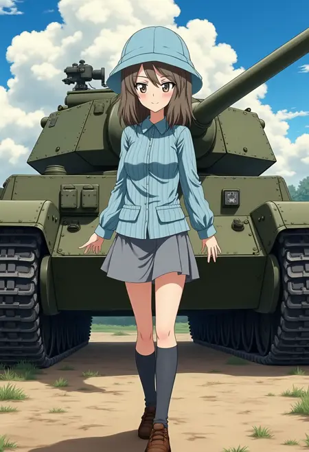 Mika - Girls und Panzer (Flux Prototype)