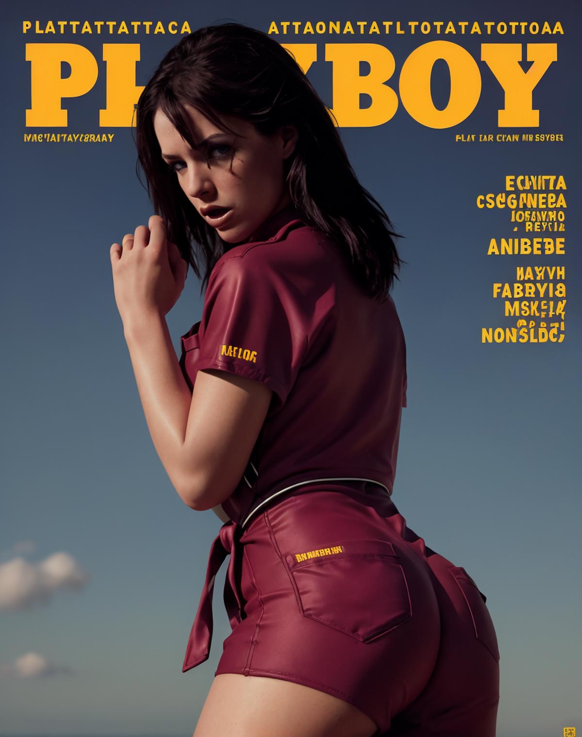 Playboy Magazine Cover Style LORA 👑 image by Quiron
