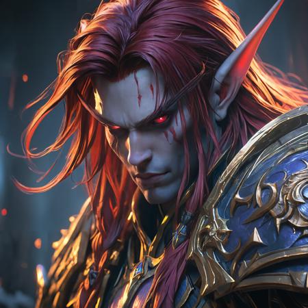 XL & Pony World of Warcraft Elf Knight - By HailoKnight SDXL
