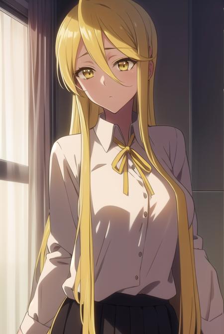 shizukamarikawa, <lyco:shizukamarikawa-LYCORIStest:1>,
shizuka marikawa, long hair, blonde hair, very long hair, low-tied long hair, (yellow eyes:1.5), hair between eyes,
BREAK skirt, shirt, long sleeves, ribbon, white shirt,
BREAK looking at viewer,
BREAK indoors, classroom,
BREAK <lora:GoodHands-vanilla:1>, (masterpiece:1.2), best quality, high resolution, unity 8k wallpaper, (illustration:0.8), (beautiful detailed eyes:1.6), extremely detailed face, perfect lighting, extremely detailed CG, (perfect hands, perfect anatomy),