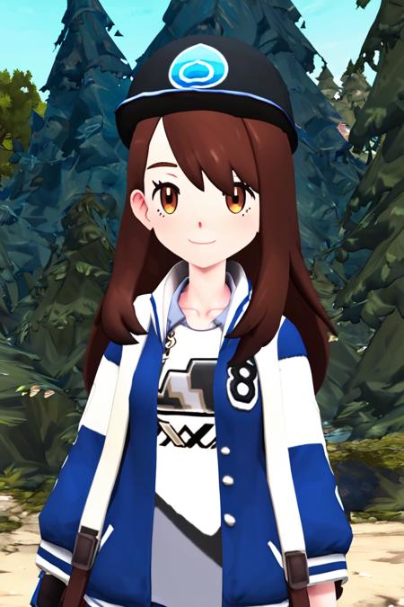 Gloria: Doomkemon AU  | ユウリ (Pokemon) [Illustrious & Pony] Blue Outfit
