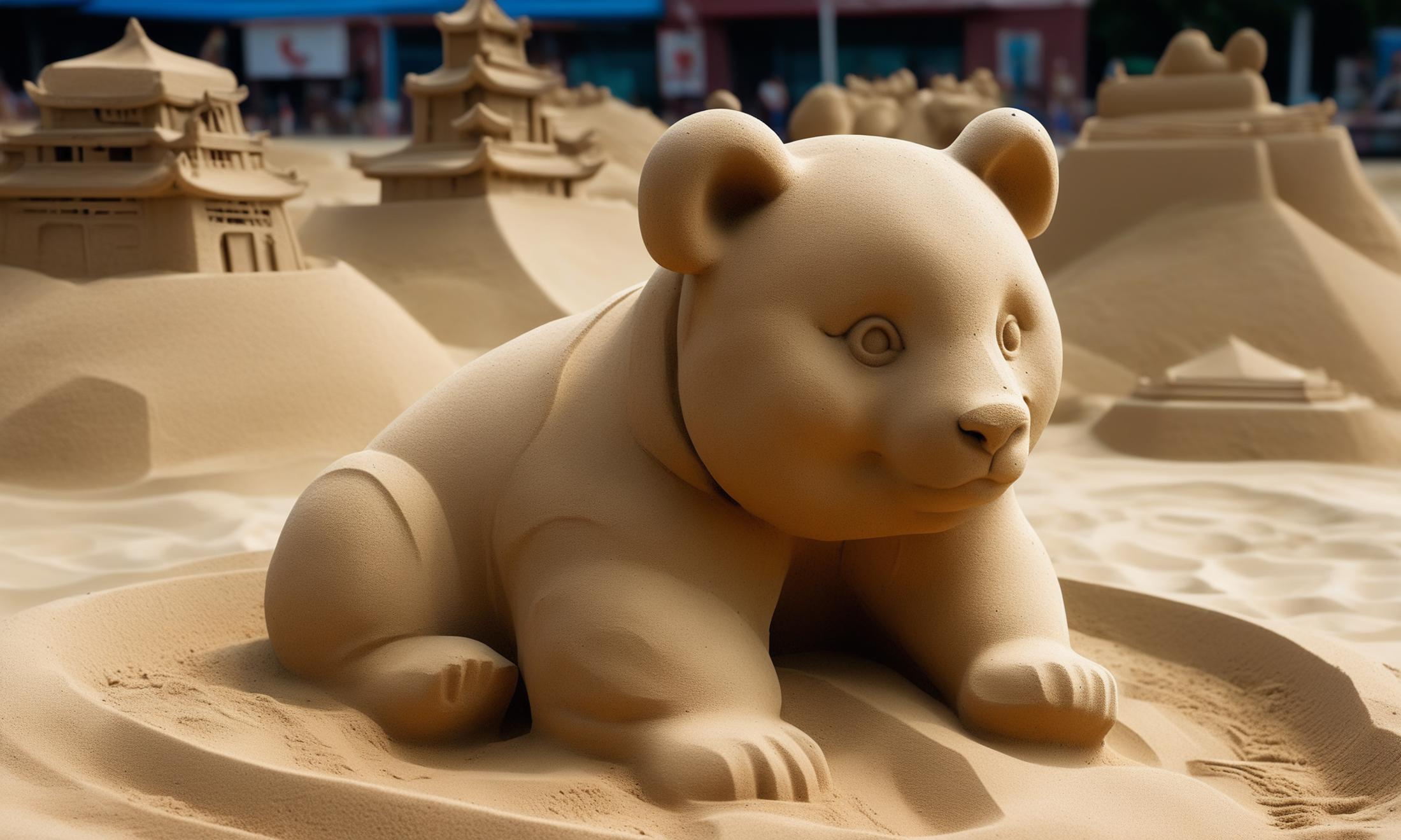 XL Realistic sand sculpture art style image by comingdemon