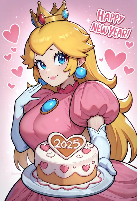 Princess Peach | All 32 Outfits + Fanmade | Character LoRA IllustriousXL