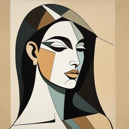 Picasso cubism art of a woman,subtle colors, minimalist, faint, , kyxsantoro,   <lora:kyrsantoro_juggerX_xl_1_st_wocap_merger_28_50_92-02_03_05-kyxsantoro:1>
