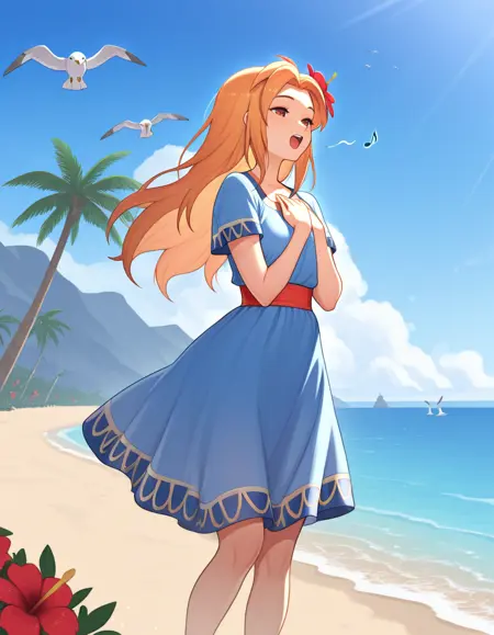 Marin | The legend of Zelda: link's awakening | Illustrious