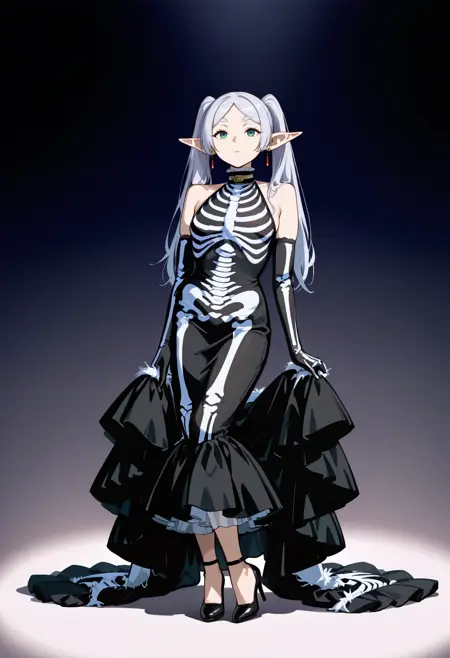 Glam Skeleton Dress