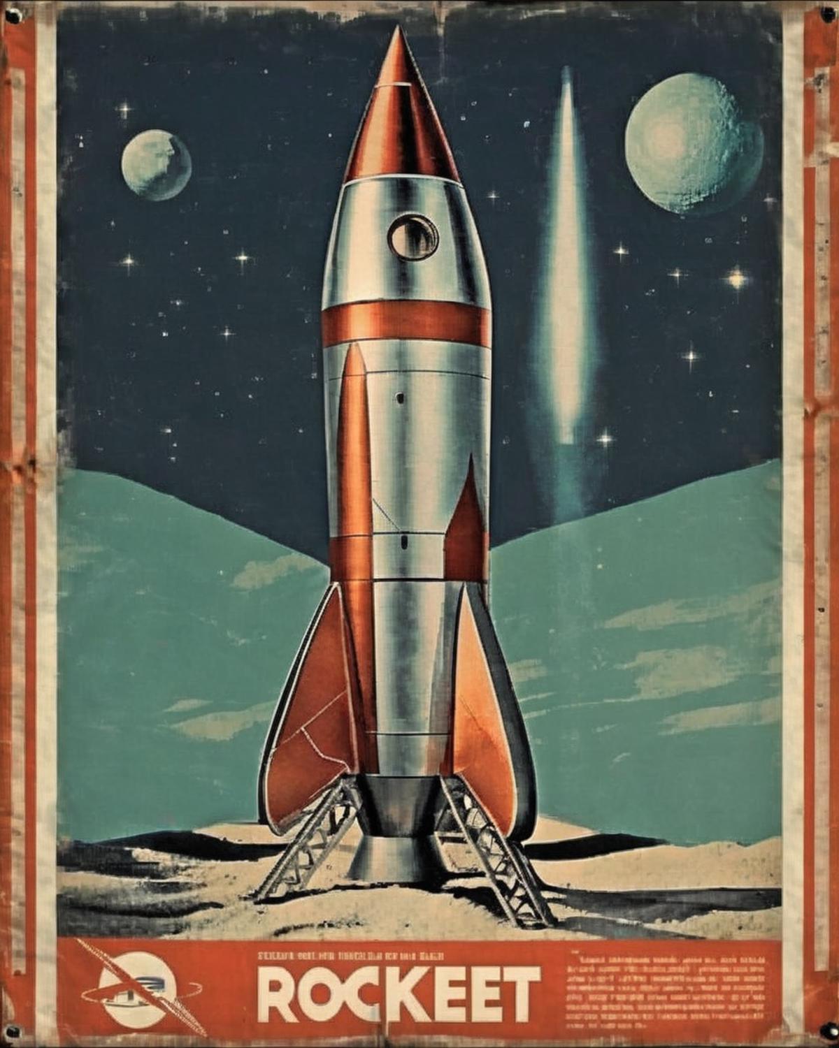 Retro Rocket image by Ciro_Negrogni