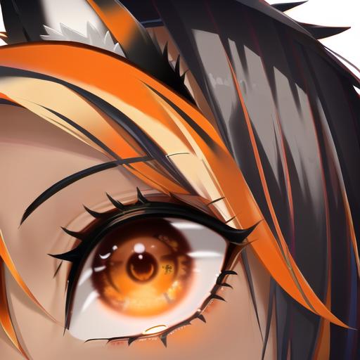 Animal Eyes Close Up Of The An Anime Girl In Backgrounds