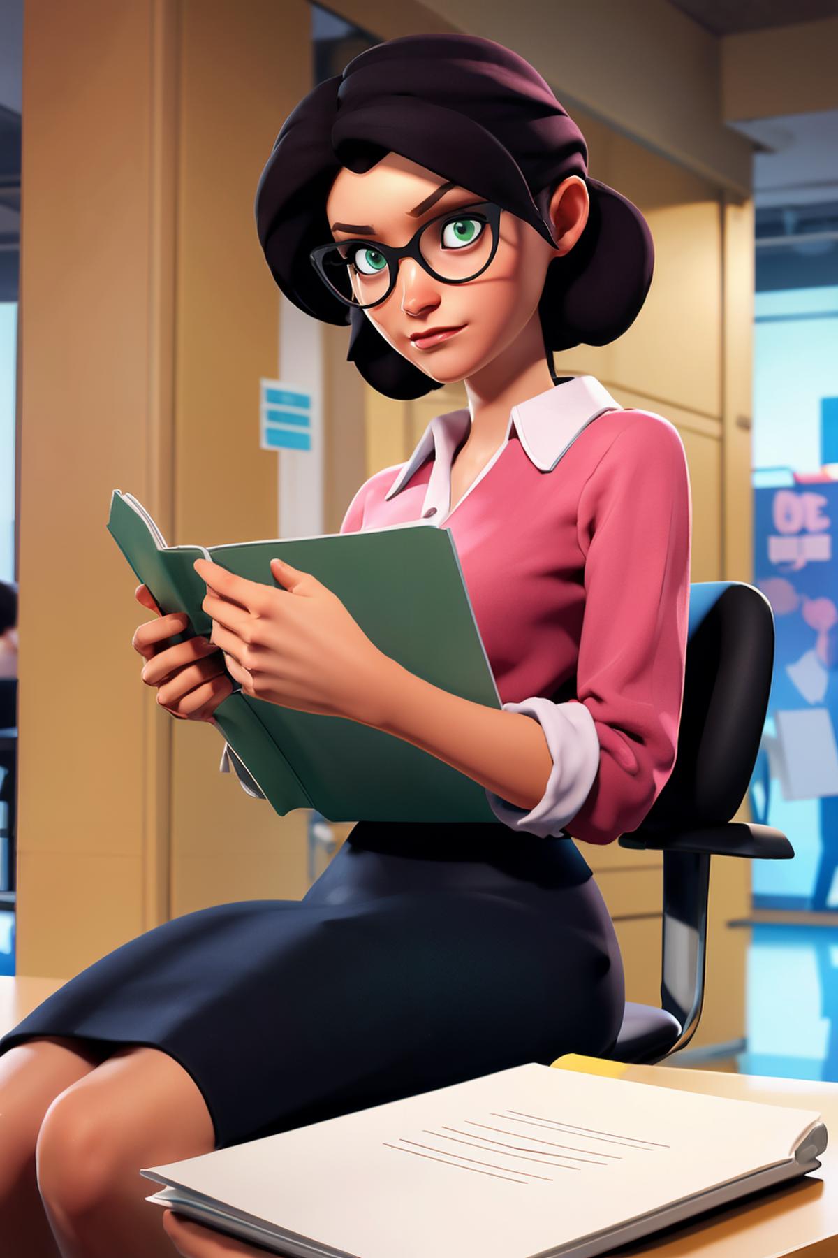 Miss Pauling - Team Fortress 2/TF2 - LoRA/LyCORIS image by wikkitikki