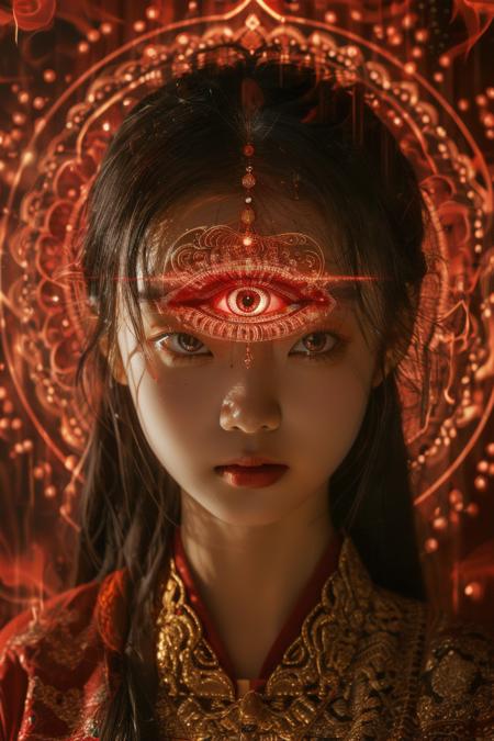 third eye Buddhist mantra fayan eyes