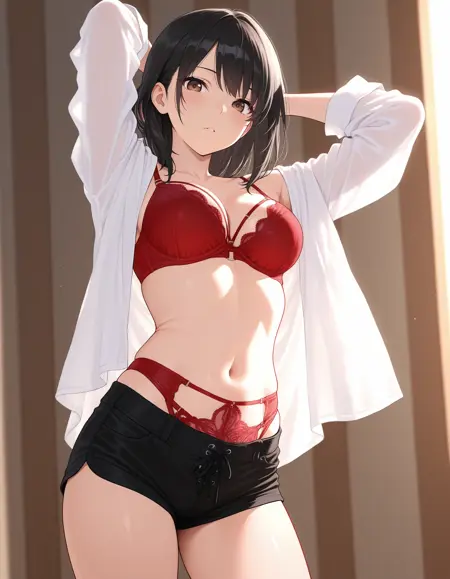 Clothing: Sexy shirt & bra 2