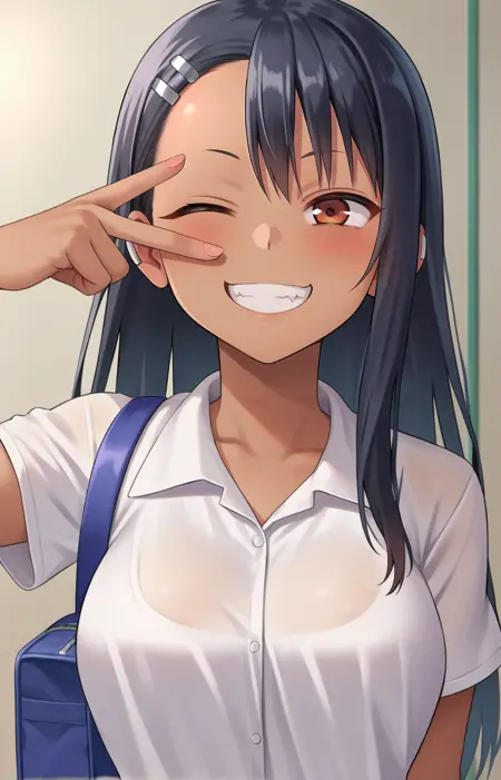 V or W over eyes (backhand vers.) | PONY XL