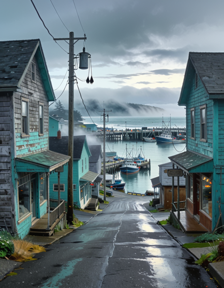 Pacific Northwest Coastal Town v1.0