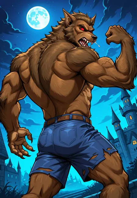 Classic Wolfman (Movie Monters) - Illustrious