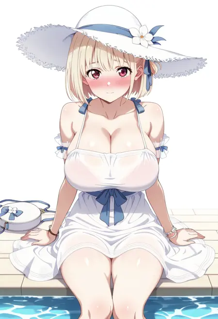 sena_(casual)_(blue_archive) sun_dress [ill]