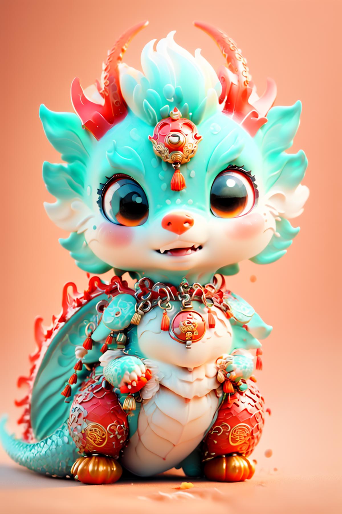Cute Chinese Dragon | 可爱中国龙 | 新春龙年贺年 image by zailzkz