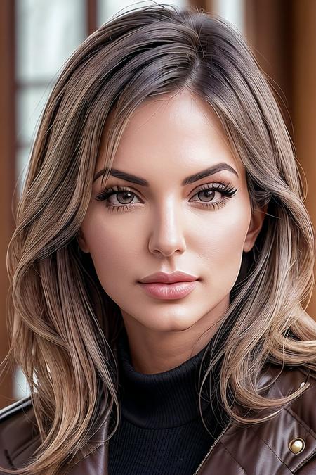 beautiful woman (EPLud0v1c4P4g4n1:.99),(masterpierce, photorealistic, best quality, 8k, dslr, absurdres,award winning photo, extremely detailed, amazing, fine detail, extremely detailed eyes and face),Closeup portrait of a classy woman, looking at viewer, wearing Quilted Jacket, in Neuschwanstein Castle - Bavaria, Germany , standing,