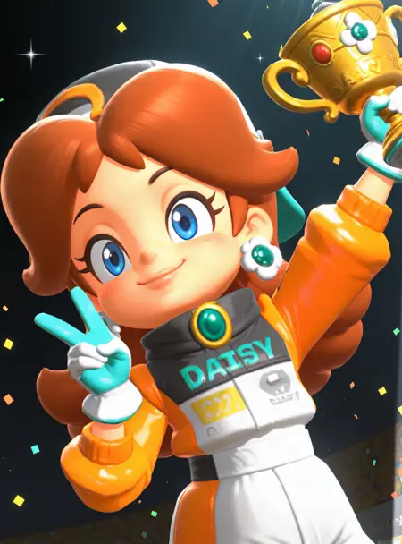Princess Daisy (Pro Racer Outfit) - Mario Kart World