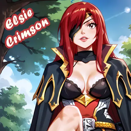 Elsie Crimson (anime SDXL)- Edens Zero