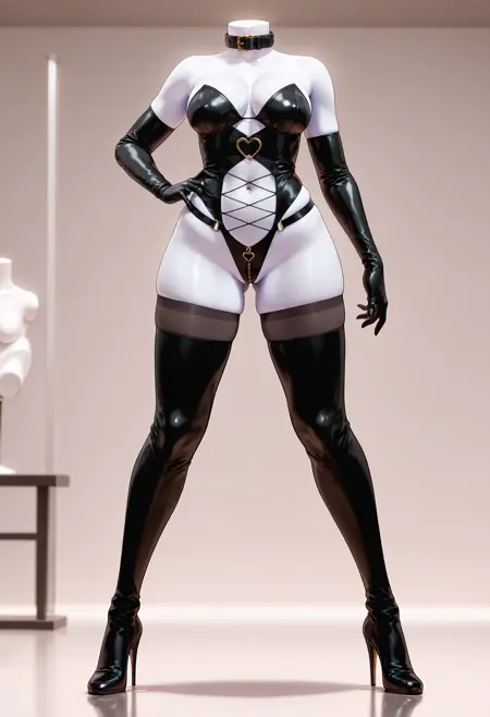 Sexy Leotard (Leotard, Gloves, Boots)